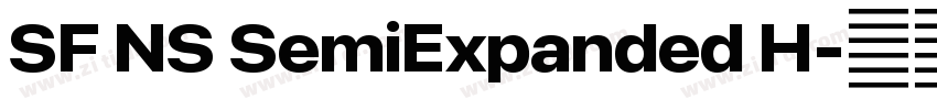 SF NS SemiExpanded H字体转换 SF NS SemiExpanded H字体转换